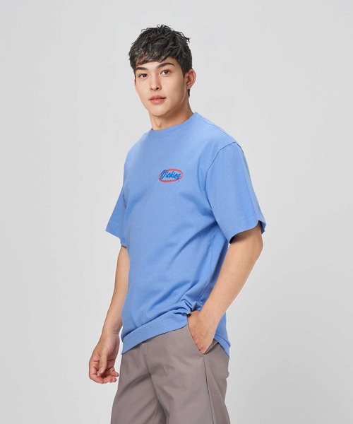 Dickies(ディッキーズ)の「Dickies(ディッキーズ)オーバルロゴTシャツ(Tシャツ/カットソー・メンズ・ブラック/ホワイト/ブルー・L/XL/M)」の5枚目の写真