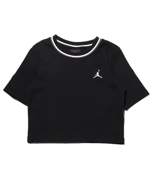 JORDAN BRAND(ジョーダンブランド) Woven Top レディース import：S  中古 古着 1004 JORDAN BRAND AS W J LS JRSY TOP / ジョーダン ブランド