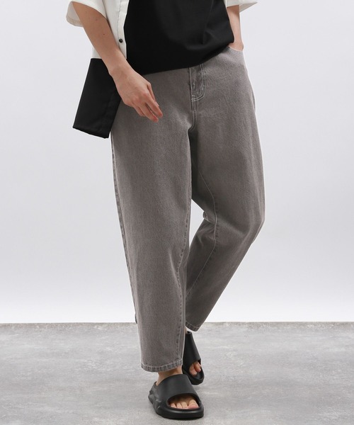 LAKOLE（ラコレ）の「イージーワイドデニムパンツ / 128624（デニムパンツ・メンズ・ブラック/サックスブルー/グレー/ネイビー・SMALL/LARGE/MEDIUM）」の14枚目の写真
