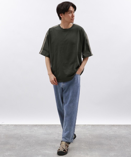 LAKOLE（ラコレ）の「イージーワイドデニムパンツ / 128624（デニムパンツ・メンズ・ブラック/サックスブルー/グレー/ネイビー・SMALL/LARGE/MEDIUM）」の17枚目の写真