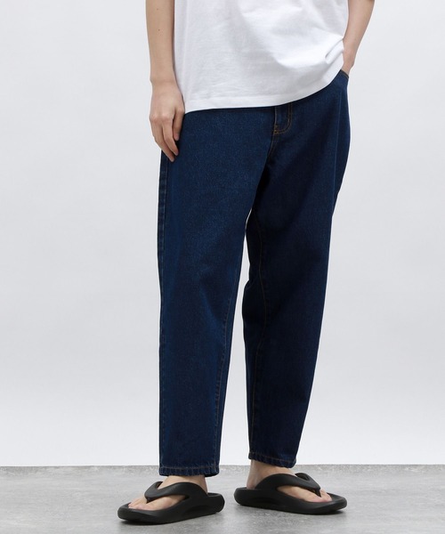 LAKOLE（ラコレ）の「イージーワイドデニムパンツ / 128624（デニムパンツ・メンズ・ブラック/サックスブルー/グレー/ネイビー・SMALL/LARGE/MEDIUM）」の15枚目の写真