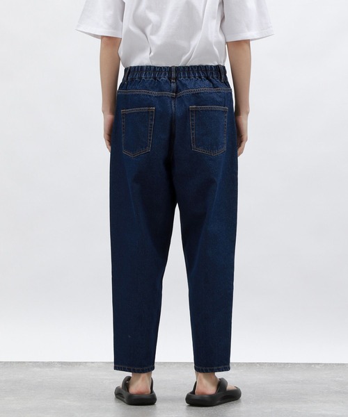 LAKOLE（ラコレ）の「イージーワイドデニムパンツ / 128624（デニムパンツ・メンズ・ブラック/サックスブルー/グレー/ネイビー・SMALL/LARGE/MEDIUM）」の22枚目の写真