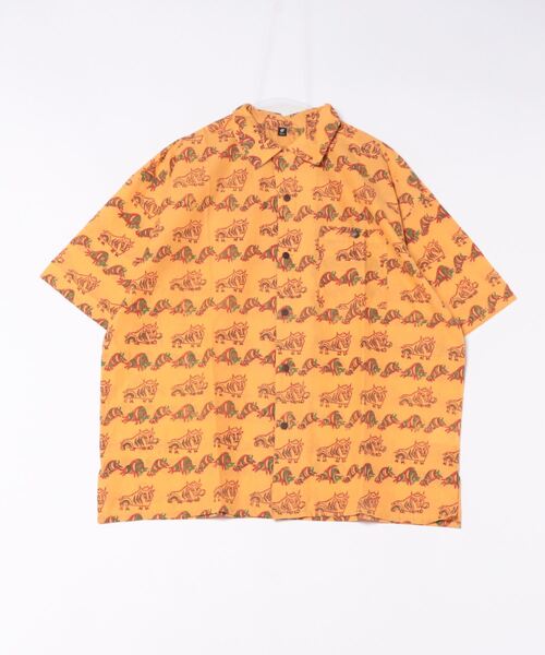 チャイハネ(チャイハネ)の「【チャイハネ】ダグシナMEN'S開襟シャツ(シャツ/ブラウス・メンズ・カーキ/ホワイト/ベージュ/オレンジ・FREE)」の4枚目の写真