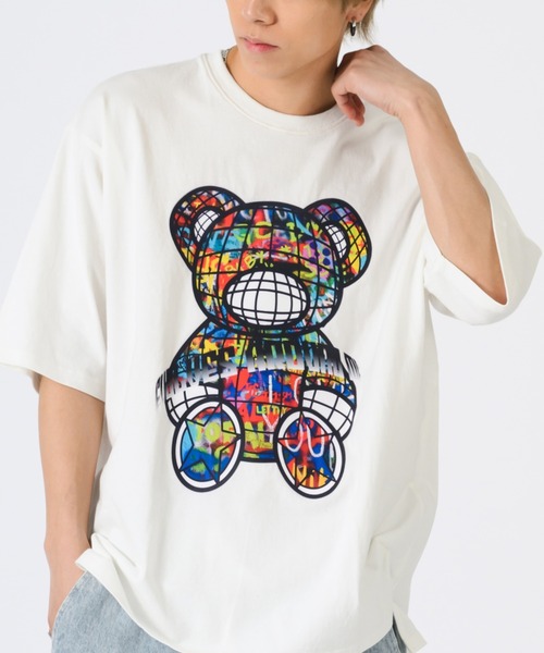 可愛いくまTシャツ（Tシャツ/カットソー）｜RE730（アールイーセブンサーティー）