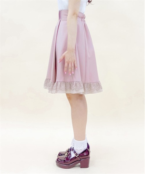 【セール】フリルデザインタックスカート（スカート）｜axes femme POETIQUE（アクシーズファムポエティック）