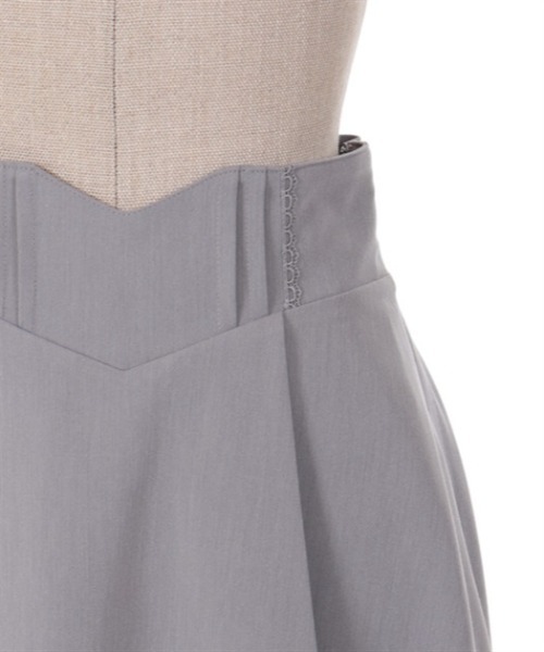 【セール】フリルデザインタックスカート（スカート）｜axes femme POETIQUE（アクシーズファムポエティック）