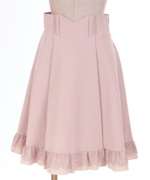 【セール】フリルデザインタックスカート（スカート）｜axes femme POETIQUE（アクシーズファムポエティック）