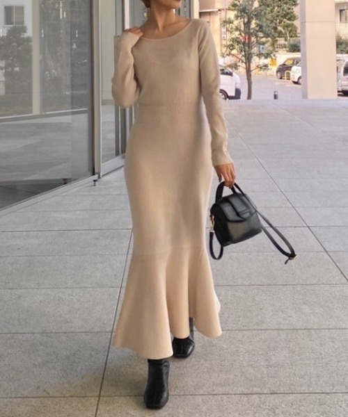 セール/ブランド古着】長袖ワンピース（ワンピース）｜rienda  