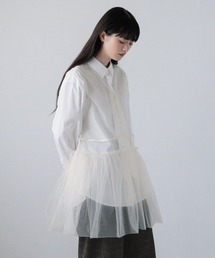 yuw | チュールバルーンチュニック 142434(シャツ/ブラウス)