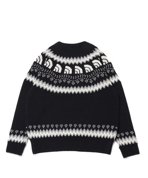 THE NORTH FACE(ザノースフェイス)の「THE NORTH FACE Half Dome Nordic Sweater / ザ・ノース・フェイス ハーフ ドーム ノルディック セーター(ニット/セーター・メンズ・オフホワイト/ネイビー/チャコール・M/L/XL)」の13枚目の写真