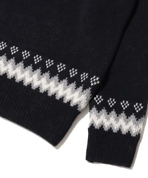 THE NORTH FACE(ザノースフェイス)の「THE NORTH FACE Half Dome Nordic Sweater / ザ・ノース・フェイス ハーフ ドーム ノルディック セーター(ニット/セーター・メンズ・オフホワイト/ネイビー/チャコール・M/L/XL)」の15枚目の写真