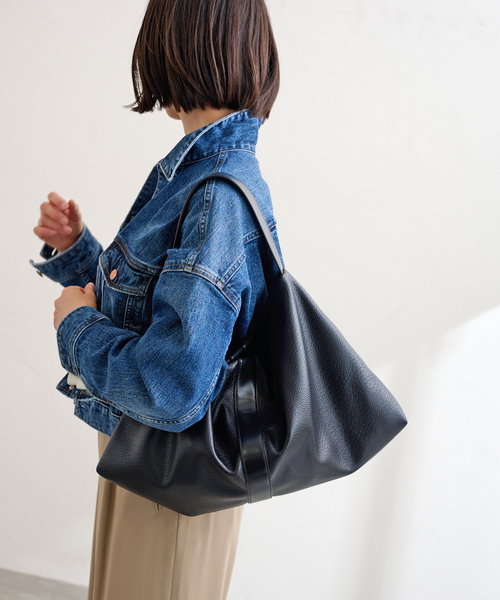 LE TALON(ルタロン)の「BRIE LEON/ブリーレオン HARLOW SLOUCH トート(トートバッグ・レディース・ブラック・FREE)」の4枚目の写真