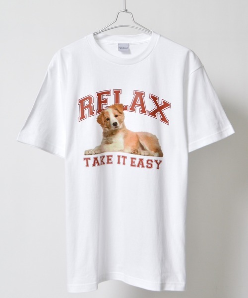 Revo.(レボ)の「spiritoso スピリトーゾ RELAX シートプリントTシャツ(Tシャツ/カットソー・レディース・ブラック/ホワイト/オートミール・L/M)」の9枚目の写真