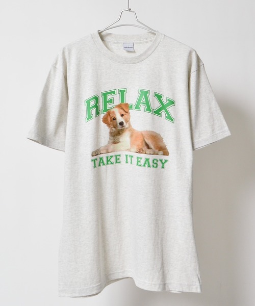 Revo.(レボ)の「spiritoso スピリトーゾ RELAX シートプリントTシャツ(Tシャツ/カットソー・レディース・ブラック/ホワイト/オートミール・L/M)」の10枚目の写真