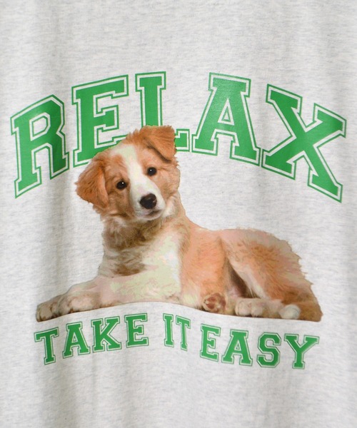 Revo.(レボ)の「spiritoso スピリトーゾ RELAX シートプリントTシャツ(Tシャツ/カットソー・レディース・ブラック/ホワイト/オートミール・L/M)」の8枚目の写真