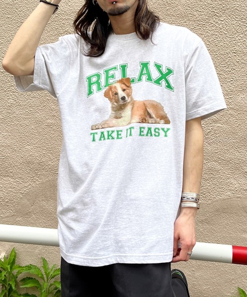 Revo.(レボ)の「spiritoso スピリトーゾ RELAX シートプリントTシャツ(Tシャツ/カットソー・レディース・ブラック/ホワイト/オートミール・L/M)」の13枚目の写真