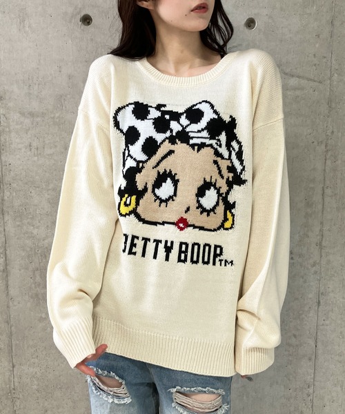 【セール】BETTY BOOPドットリボンジャガードニット（ニット/セーター）｜GLAMOROUS JANE（グラマラスジェーン） pattayablatt.com