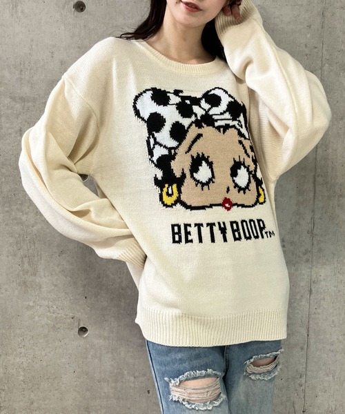 【セール】BETTY BOOPドットリボンジャガードニット（ニット/セーター）｜GLAMOROUS JANE（グラマラスジェーン） pattayablatt.com