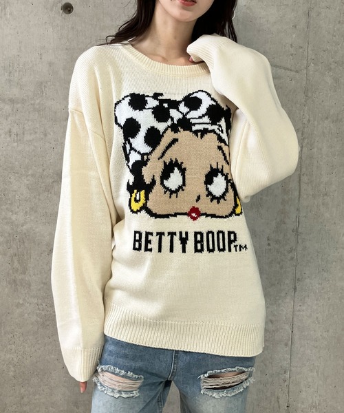 【セール】BETTY BOOPドットリボンジャガードニット（ニット/セーター）｜GLAMOROUS JANE（グラマラスジェーン） pattayablatt.com