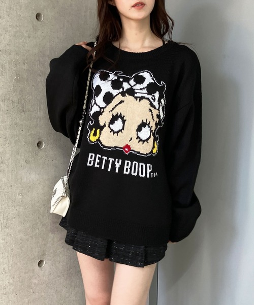 【セール】BETTY BOOPドットリボンジャガードニット（ニット/セーター）｜GLAMOROUS JANE（グラマラスジェーン） pattayablatt.com