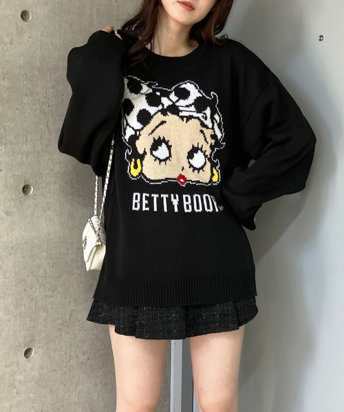 【セール】BETTY BOOPドットリボンジャガードニット（ニット/セーター）｜GLAMOROUS JANE（グラマラスジェーン） pattayablatt.com