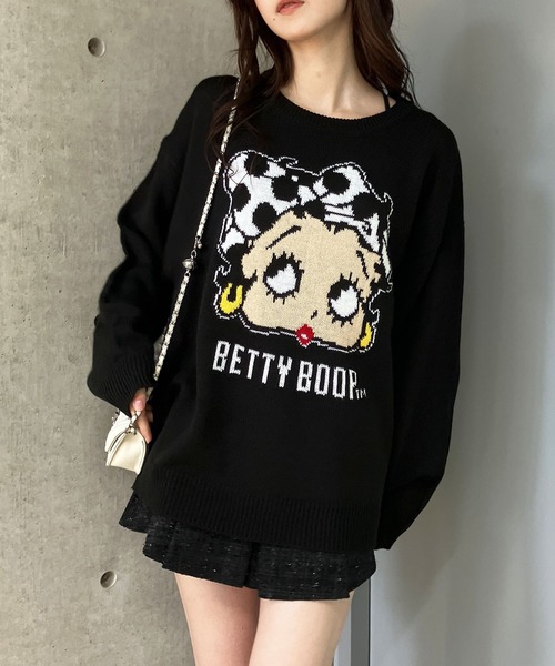 【セール】BETTY BOOPドットリボンジャガードニット（ニット/セーター）｜GLAMOROUS JANE（グラマラスジェーン） pattayablatt.com