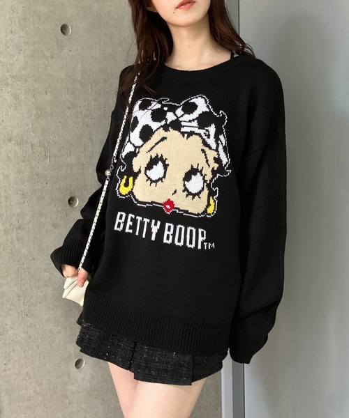 【セール】BETTY BOOPドットリボンジャガードニット（ニット/セーター）｜GLAMOROUS JANE（グラマラスジェーン） pattayablatt.com