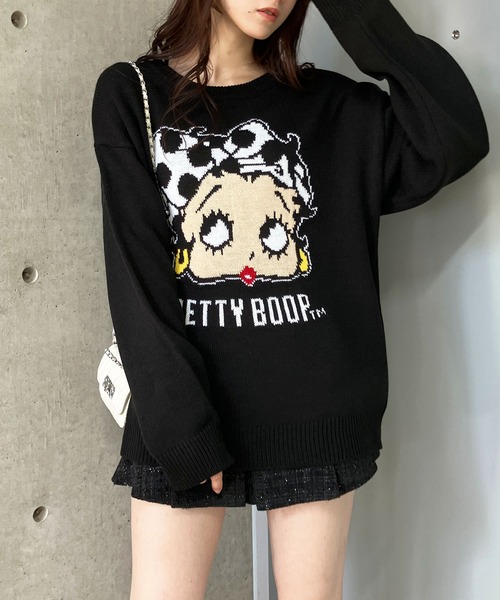 【セール】BETTY BOOPドットリボンジャガードニット（ニット/セーター）｜GLAMOROUS JANE（グラマラスジェーン） pattayablatt.com