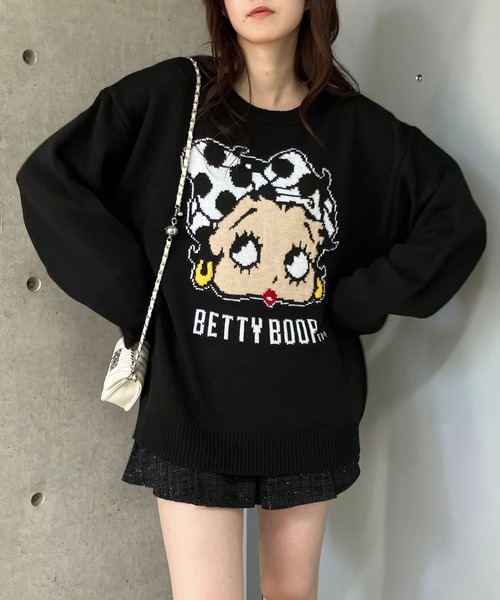 【セール】BETTY BOOPドットリボンジャガードニット（ニット/セーター）｜GLAMOROUS JANE（グラマラスジェーン） pattayablatt.com