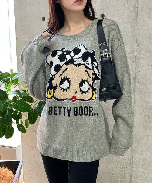 【セール】BETTY BOOPドットリボンジャガードニット（ニット/セーター）｜GLAMOROUS JANE（グラマラスジェーン） pattayablatt.com