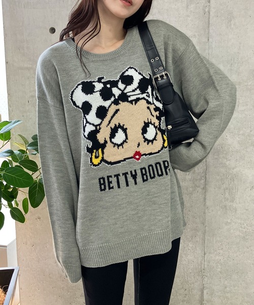 【セール】BETTY BOOPドットリボンジャガードニット（ニット/セーター）｜GLAMOROUS JANE（グラマラスジェーン） pattayablatt.com
