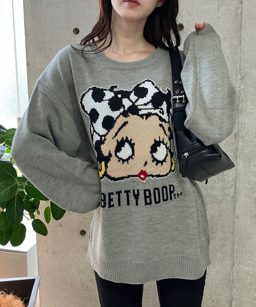 【セール】BETTY BOOPドットリボンジャガードニット（ニット/セーター）｜GLAMOROUS JANE（グラマラスジェーン） pattayablatt.com