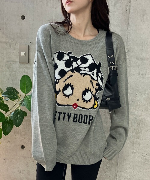 【セール】BETTY BOOPドットリボンジャガードニット（ニット/セーター）｜GLAMOROUS JANE（グラマラスジェーン） pattayablatt.com