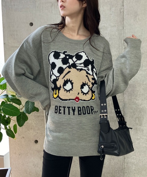 【セール】BETTY BOOPドットリボンジャガードニット（ニット/セーター）｜GLAMOROUS JANE（グラマラスジェーン） pattayablatt.com