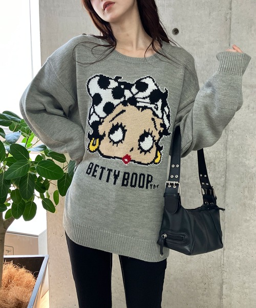 【セール】BETTY BOOPドットリボンジャガードニット（ニット/セーター）｜GLAMOROUS JANE（グラマラスジェーン） pattayablatt.com