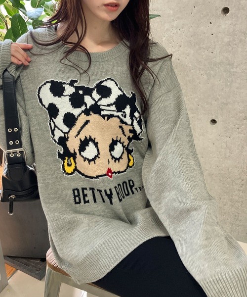 【セール】BETTY BOOPドットリボンジャガードニット（ニット/セーター）｜GLAMOROUS JANE（グラマラスジェーン） pattayablatt.com