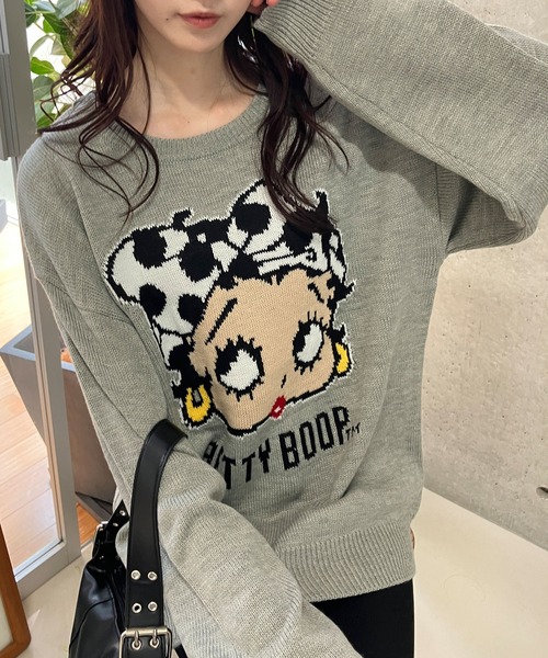 【セール】BETTY BOOPドットリボンジャガードニット（ニット/セーター）｜GLAMOROUS JANE（グラマラスジェーン） pattayablatt.com