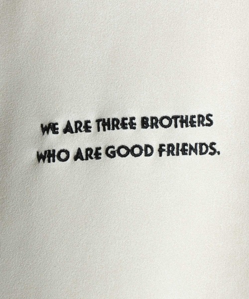 ANPAS(アンパス)の「Faux Suede Ghost Embroidery Sweatshirt/ゴースト ワンポイント刺繍 フェイクスエード トレーナー スウェット(スウェット・メンズ・ブルー/ライトグレー/チャコール/グリーン系その他/ホワイト系その他/グレー系その他/ホワイト系その他2/グレー系その他2/ブルー系その他/アイボリー・L/M)」の16枚目の写真