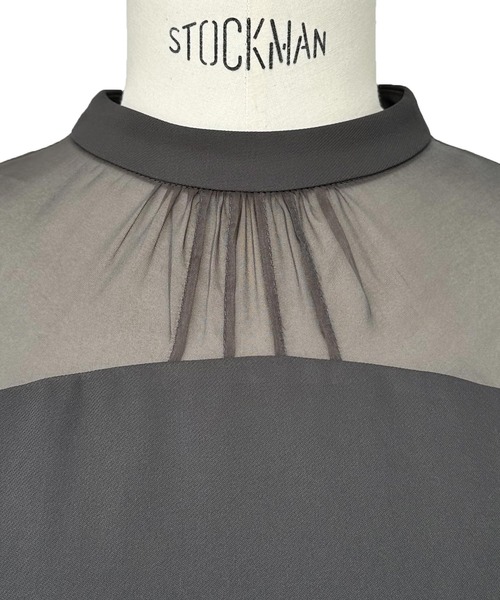 オケージョンドレス 結婚式 ｜ ボリュームスリーブペプラムトップス