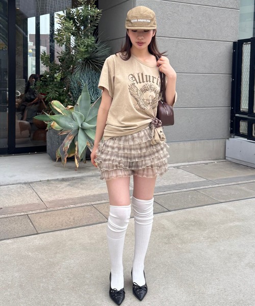 フリル付きショートパンツ2色 | ecrea