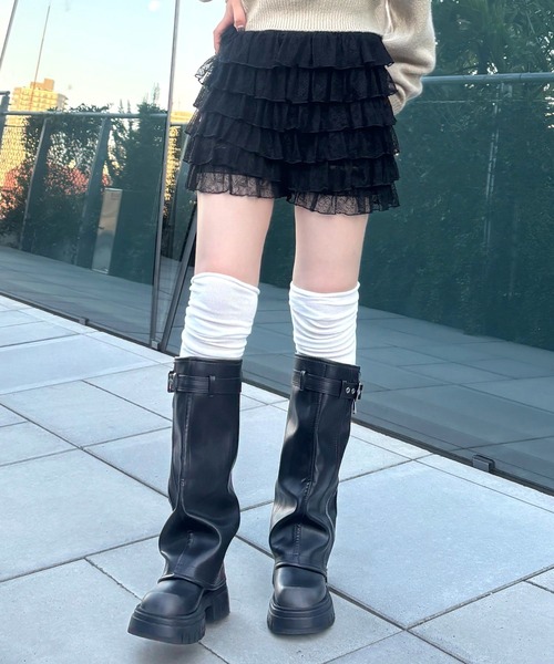 FOREVER 21(フォーエバー トゥエンティーワン)の「【2025SS】レースフリルショートパンツ(その他パンツ・レディース・ブラック/ナチュラル/レオパード/オフホワイト/ブラウン系その他・FREE)」の17枚目の写真