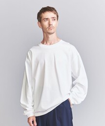 BEAUTY&YOUTH UNITED ARROWS（ビューティーアンドユースユナイテッドアローズ）の「ファイン グロッシー コットン スウェットTシャツ（スウェット）」