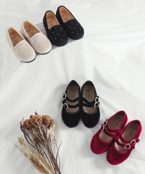 apres les cours（アプレレクール）の「リベットオペラシューズ（パンプス・キッズ・ベージュ/ブラック・19/18/17/16/15 ）」の5枚目の写真