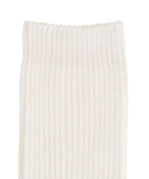 EMODA(エモダ)の「リブニーレングスソックス(ソックス/靴下・レディース・アイボリー/グレー・FREE)」の3枚目の写真
