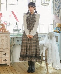 axes femme POETIQUE | フリルデザインキャミワンピース(ワンピース)