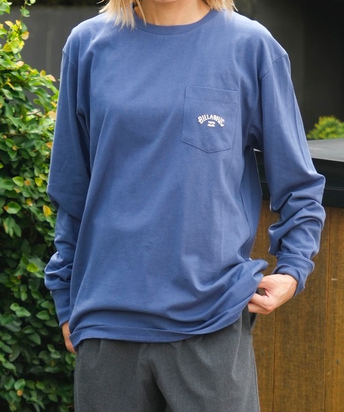 BILLABONG(ビラボン)の「BILLABONG メンズ R STYLE ロンT 【2024年秋冬モデル】/ビラボン胸ポケットワンポイントロゴ長袖ロンT(Tシャツ/カットソー・メンズ・ブルー系その他/ミント/ホワイト/グレー/ブラック・X-LARGE/LARGE/MEDIUM/SMALL)」の5枚目の写真