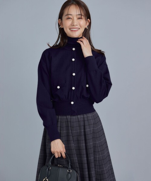 組曲(クミキョク)の「ELENA タートルネック ニット(ニット/セーター・レディース・ブラック系1/アイボリー系/ネイビー系/グレー系・2/3)」の19枚目の写真