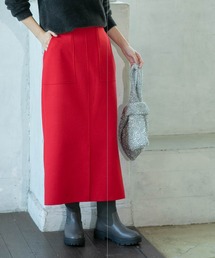 OPAQUE.CLIP | 《S-LLsize/7color》ウールライクストレッチタイトスカート【洗濯機洗い可】(スカート)