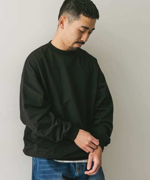 URBAN RESEARCH DOORS（アーバンリサーチドアーズ）の「インレーライトスウェット（スウェット・メンズ・ブラック/ライトグレー/ブラウン・MEDIUM/LARGE）」の10枚目の写真