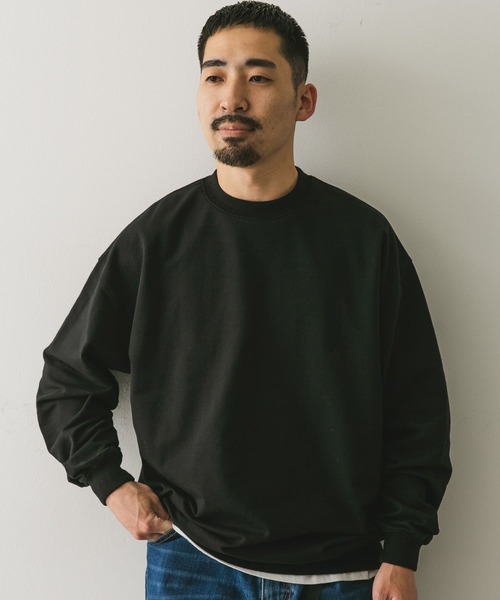 URBAN RESEARCH DOORS（アーバンリサーチドアーズ）の「インレーライトスウェット（スウェット・メンズ・ブラック/ライトグレー/ブラウン・MEDIUM/LARGE）」の11枚目の写真